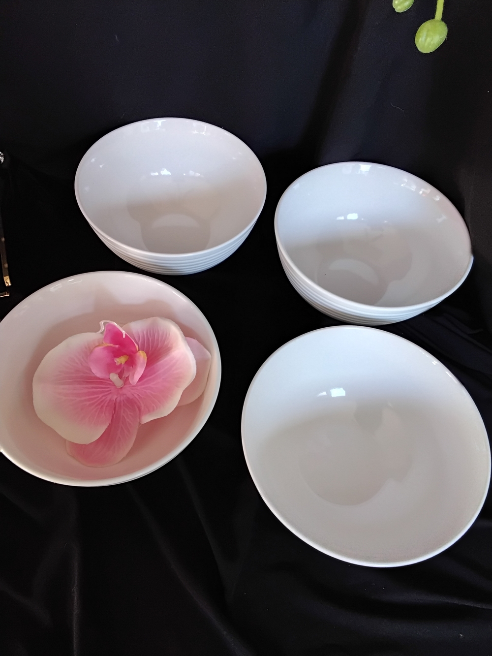 Ciroa White Ceramic Serving Bowls - Set of 8